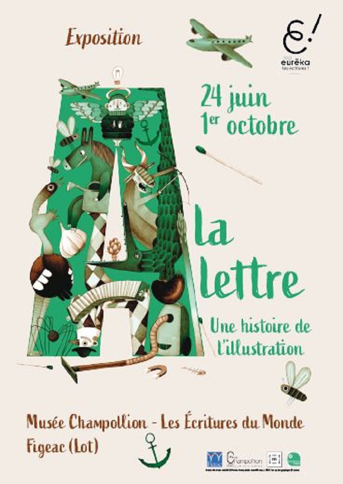 Journées du patrimoine : visite guidée de l'exposition temporaire "à la lettre"  France Occitanie Lot Figeac 46100