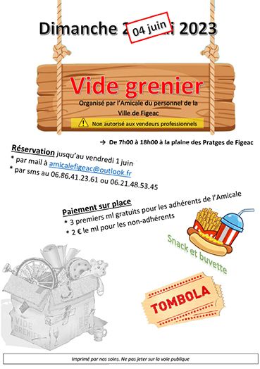 Vide-greniers à Figeac  France Occitanie Lot Figeac 46100