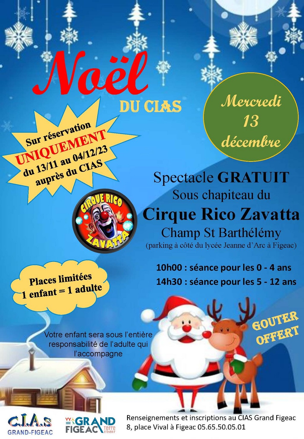 Noël du Centre social : Cirque à Figeac  France Occitanie Lot Figeac 46100