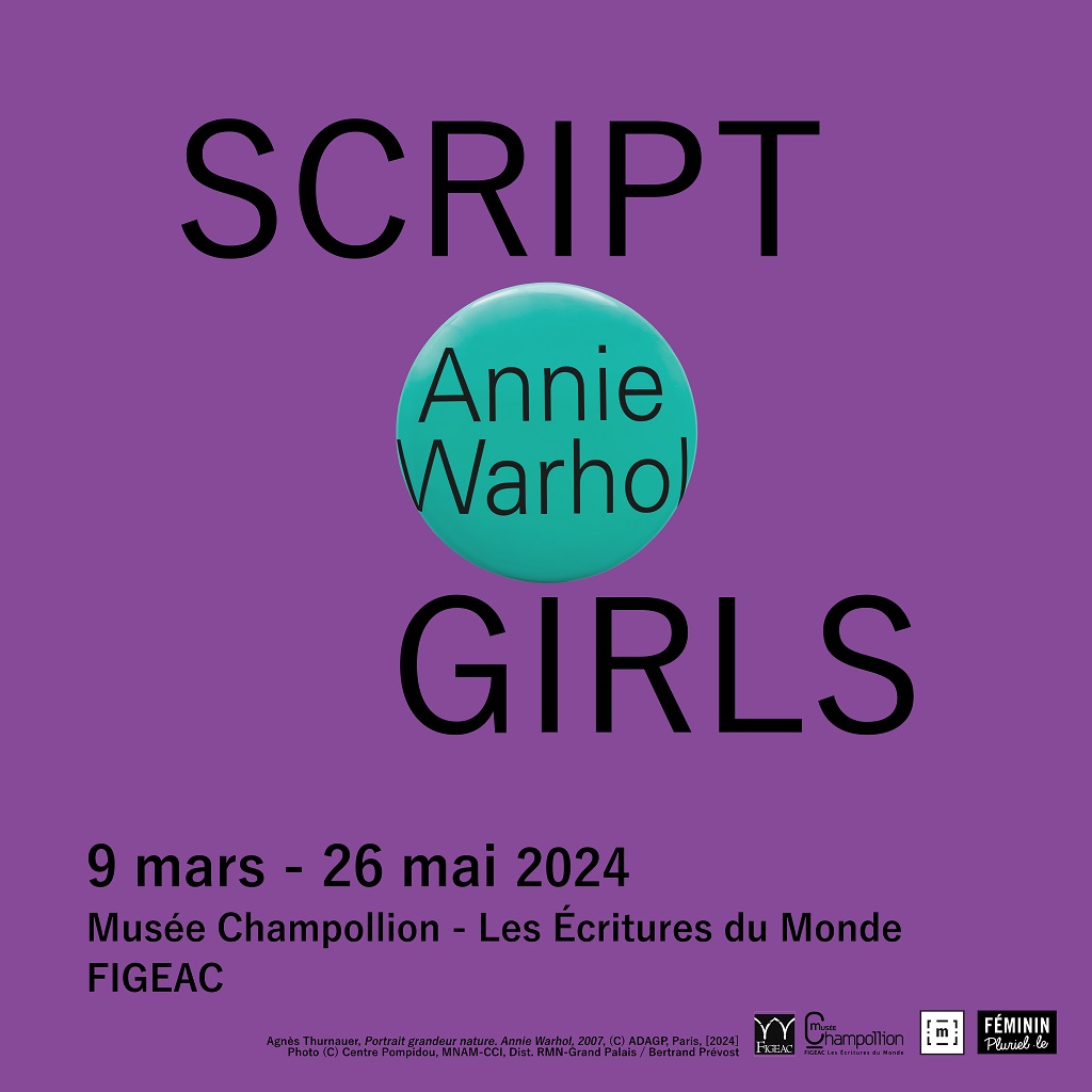 Visite jeu de l’exposition "Scripts Girls" au musée Champollion à Figeac  France Occitanie Lot Figeac 46100