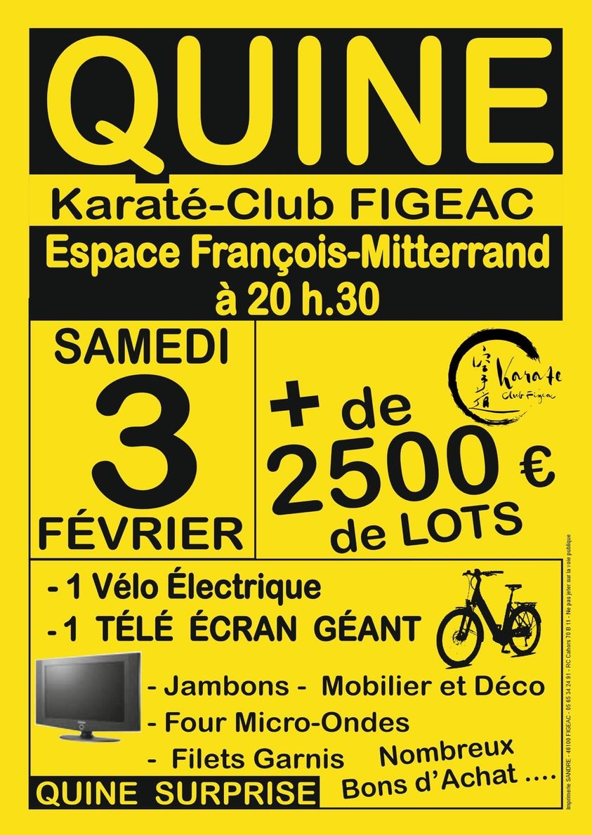 Quine Karaté Club Figeac  France Occitanie Lot Figeac 46100