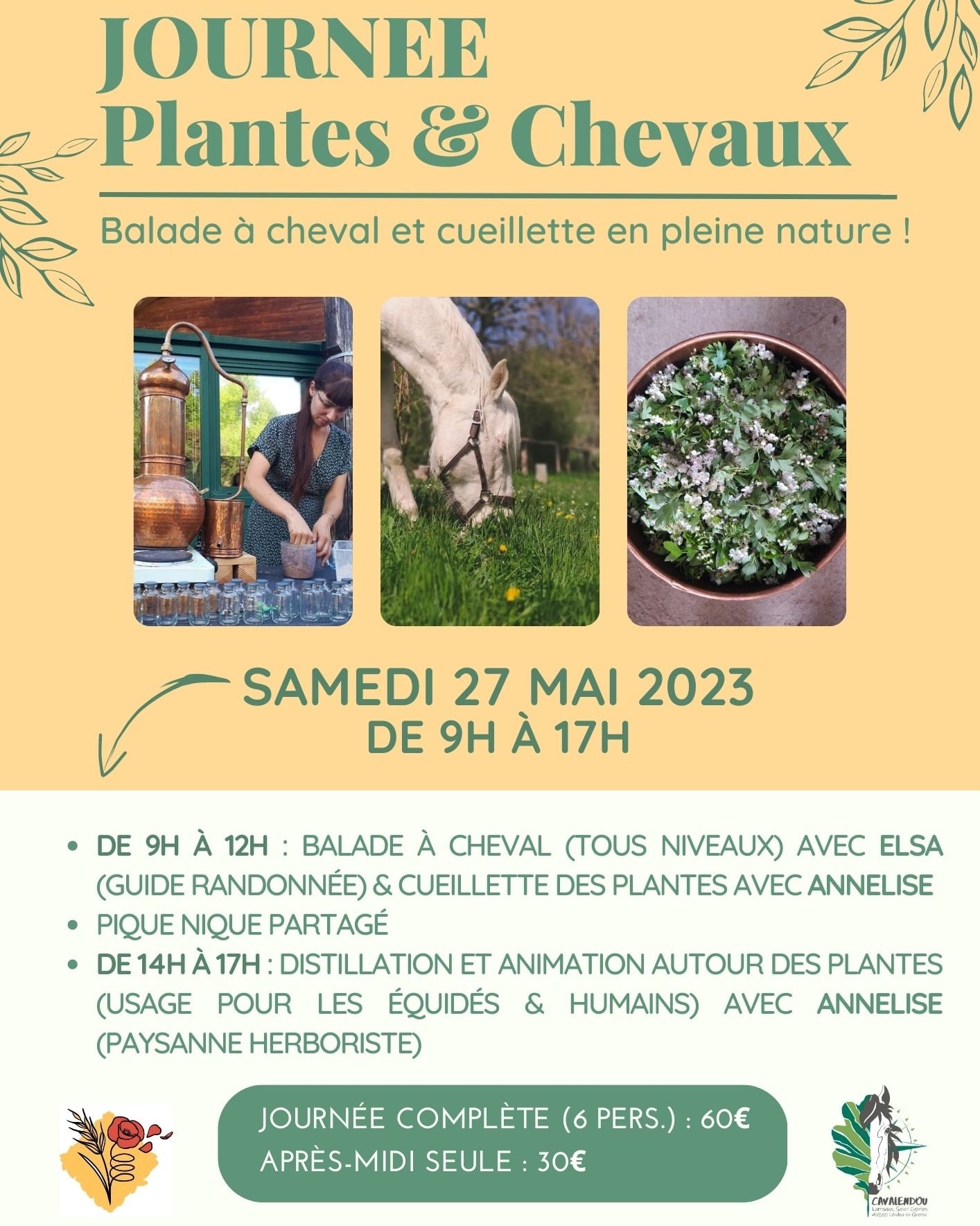 Journée plantes et chevaux  France Occitanie Lot Lendou-en-Quercy 46800