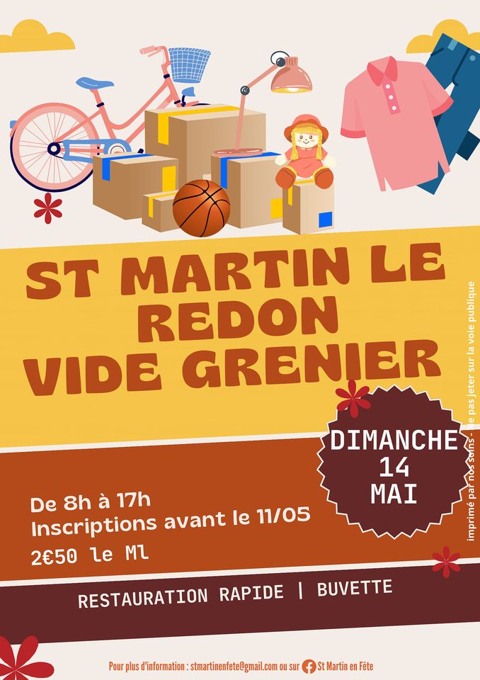 Vide-greniers à Saint-Martin-le-Redon  France Occitanie Lot Saint-Martin-le-Redon 46700