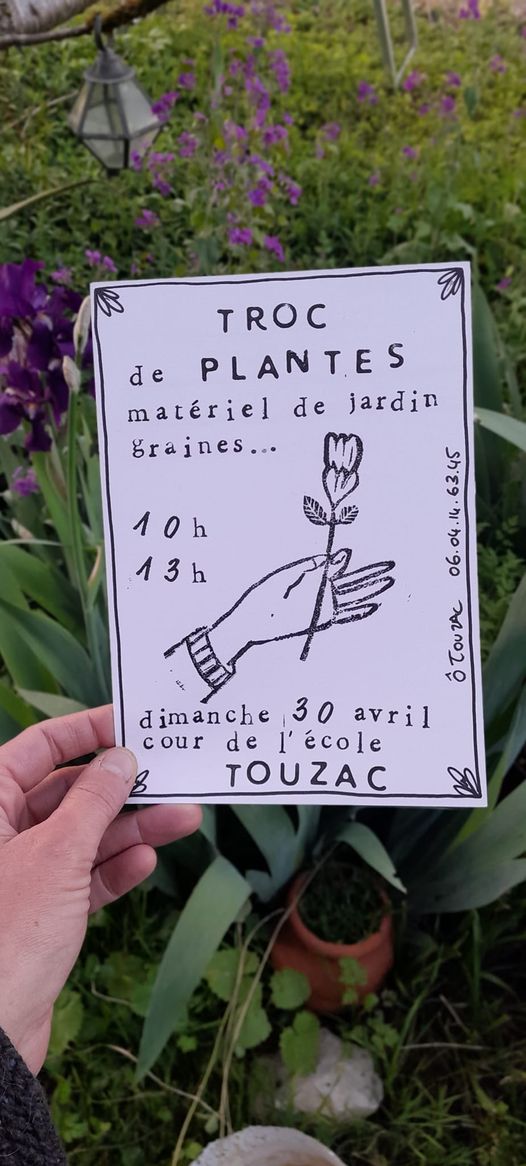 Troc de plantes  France Occitanie Lot Touzac 46700