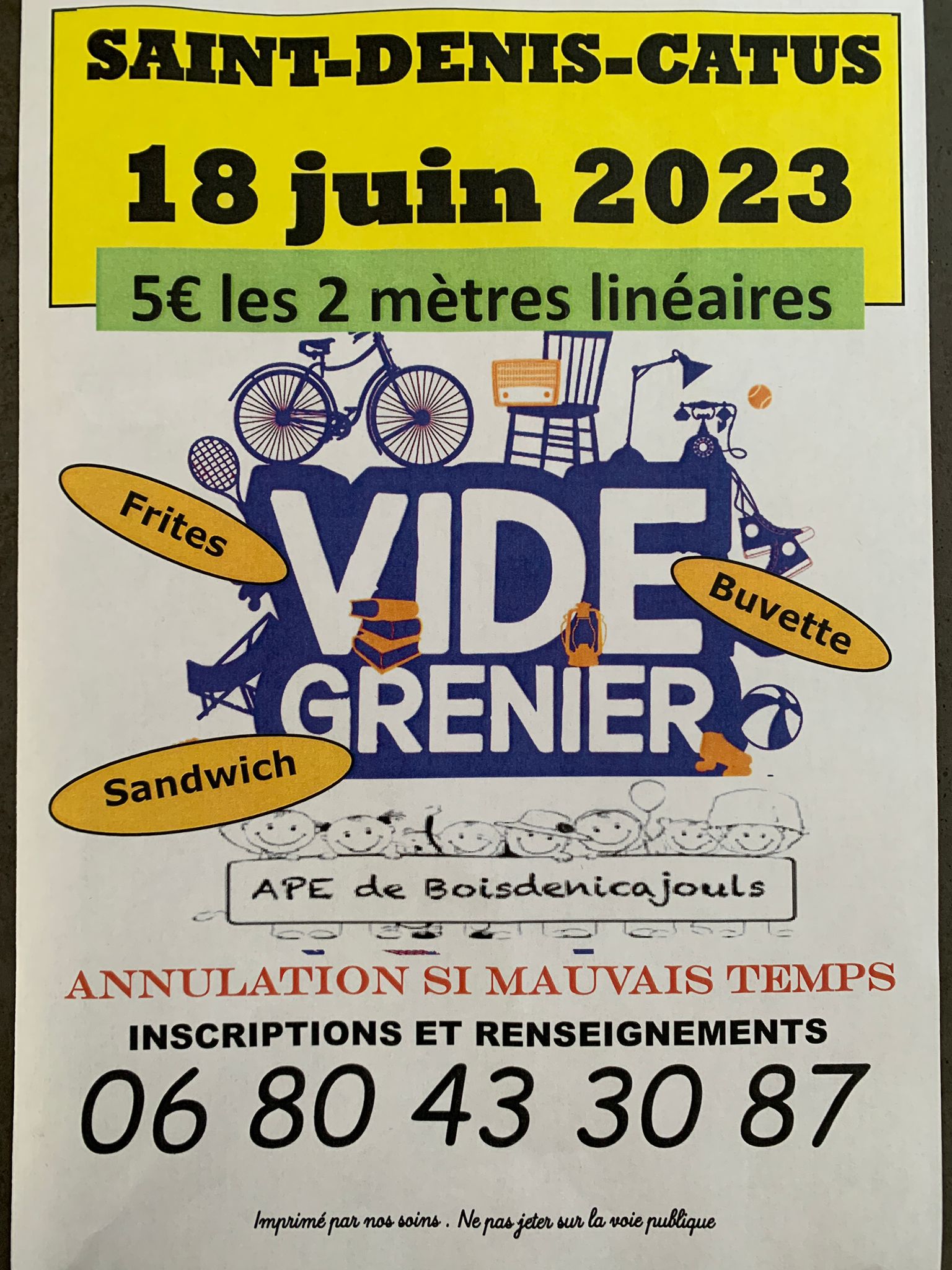 Vide-greniers à Saint-Denis-Catus  France Occitanie Lot Saint-Denis-Catus 46150