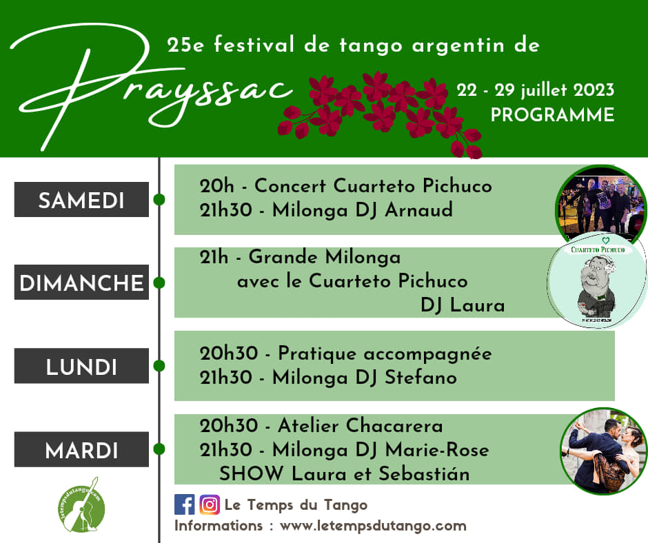 25ème Festival de Tango: Pratique accompagnée et milonga null France null null null null