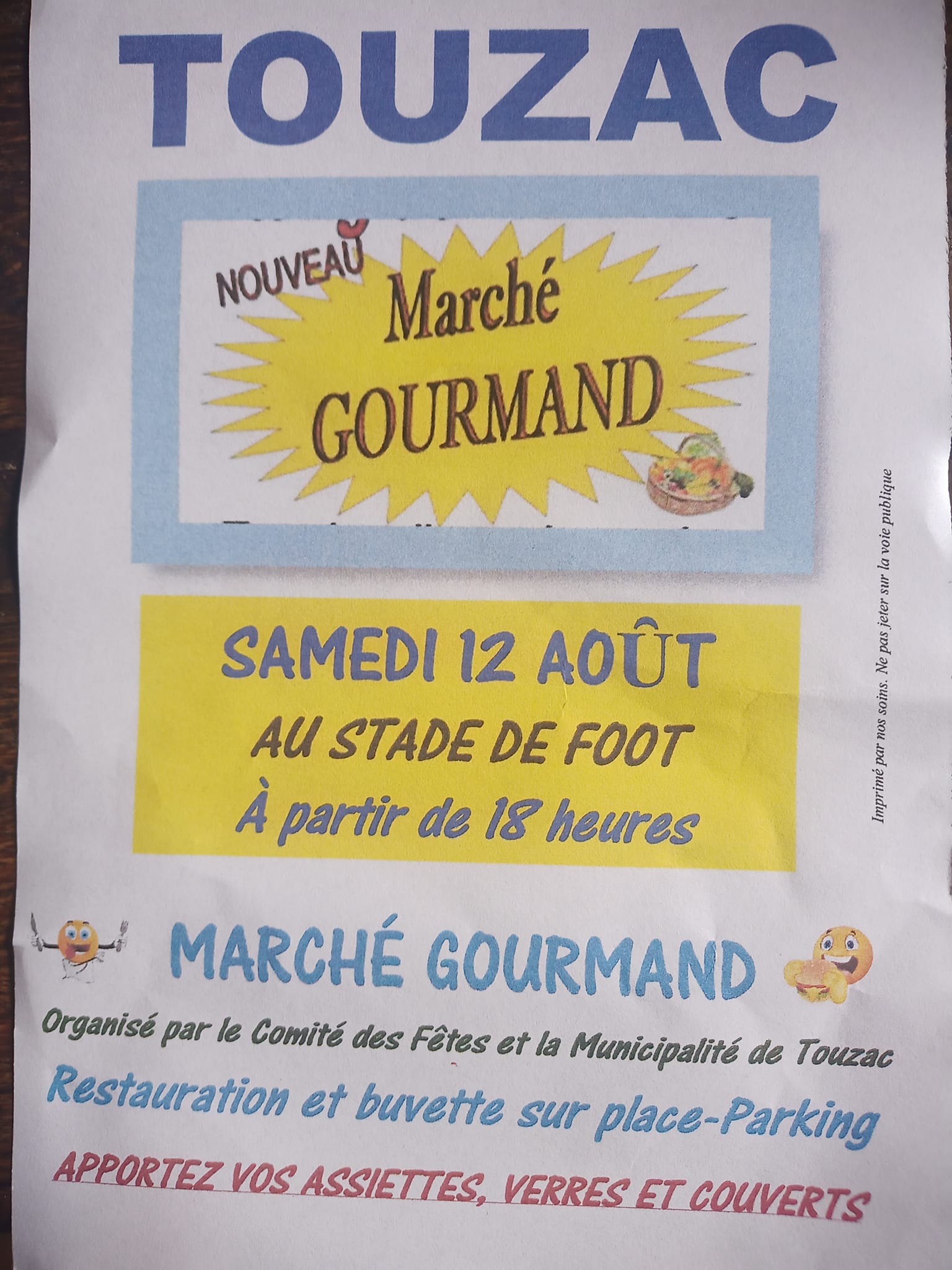 Marché gourmand à Touzac  France Occitanie Lot Touzac 46700