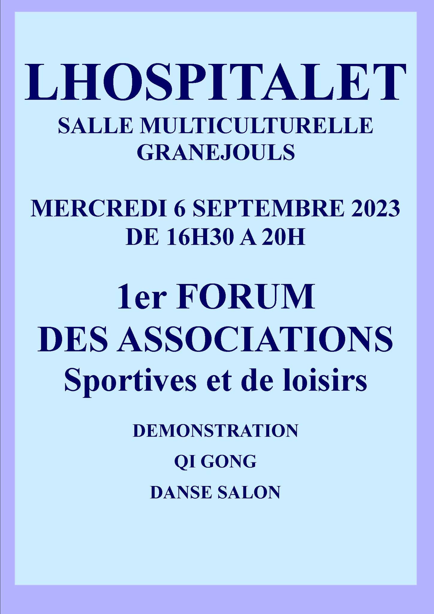 Forum des associations de Lhospitalet null France null null null null