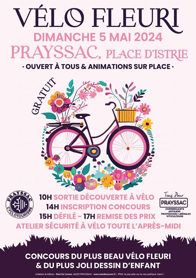 Vélo fleuri à Prayssac null France null null null null