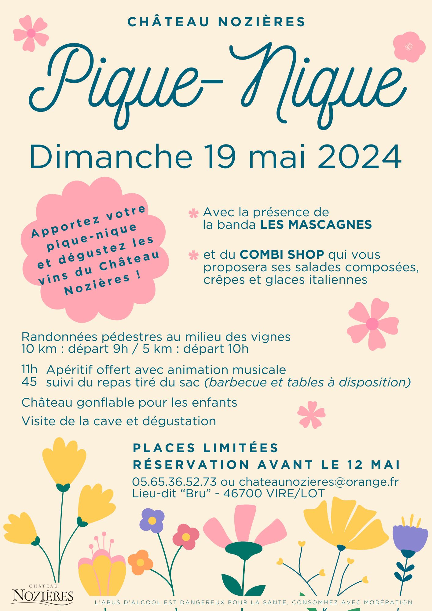 Figeac : Pique-Nique chez le Vigneron Indépendant 2024: Château Nozières