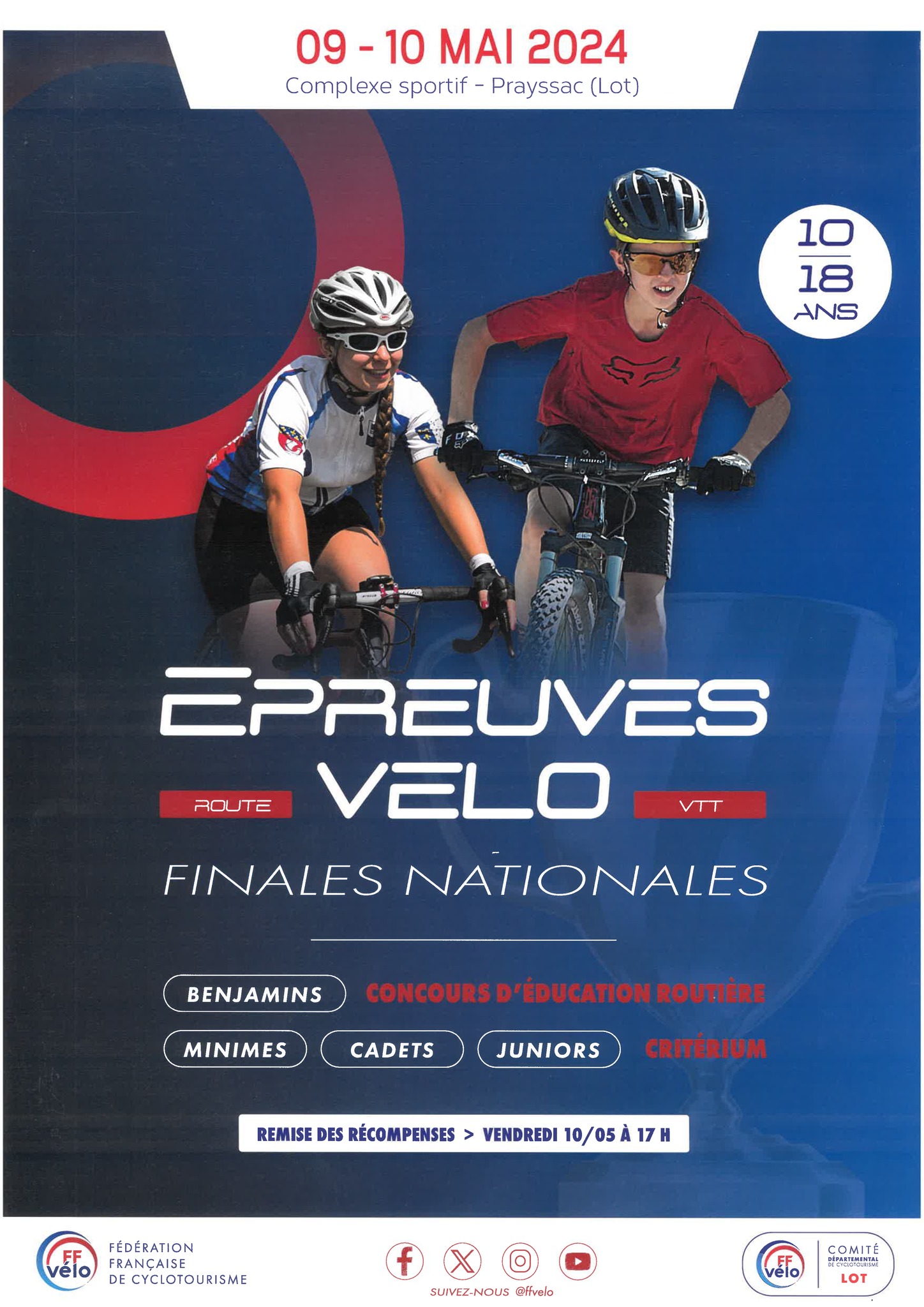 Figeac : Vélo: finale nationale des 10-18 ans