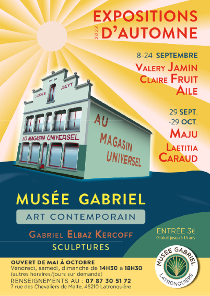 Journées du patrimoine "Exposition du musée Gabriel"  France Occitanie Lot Latronquière 46210