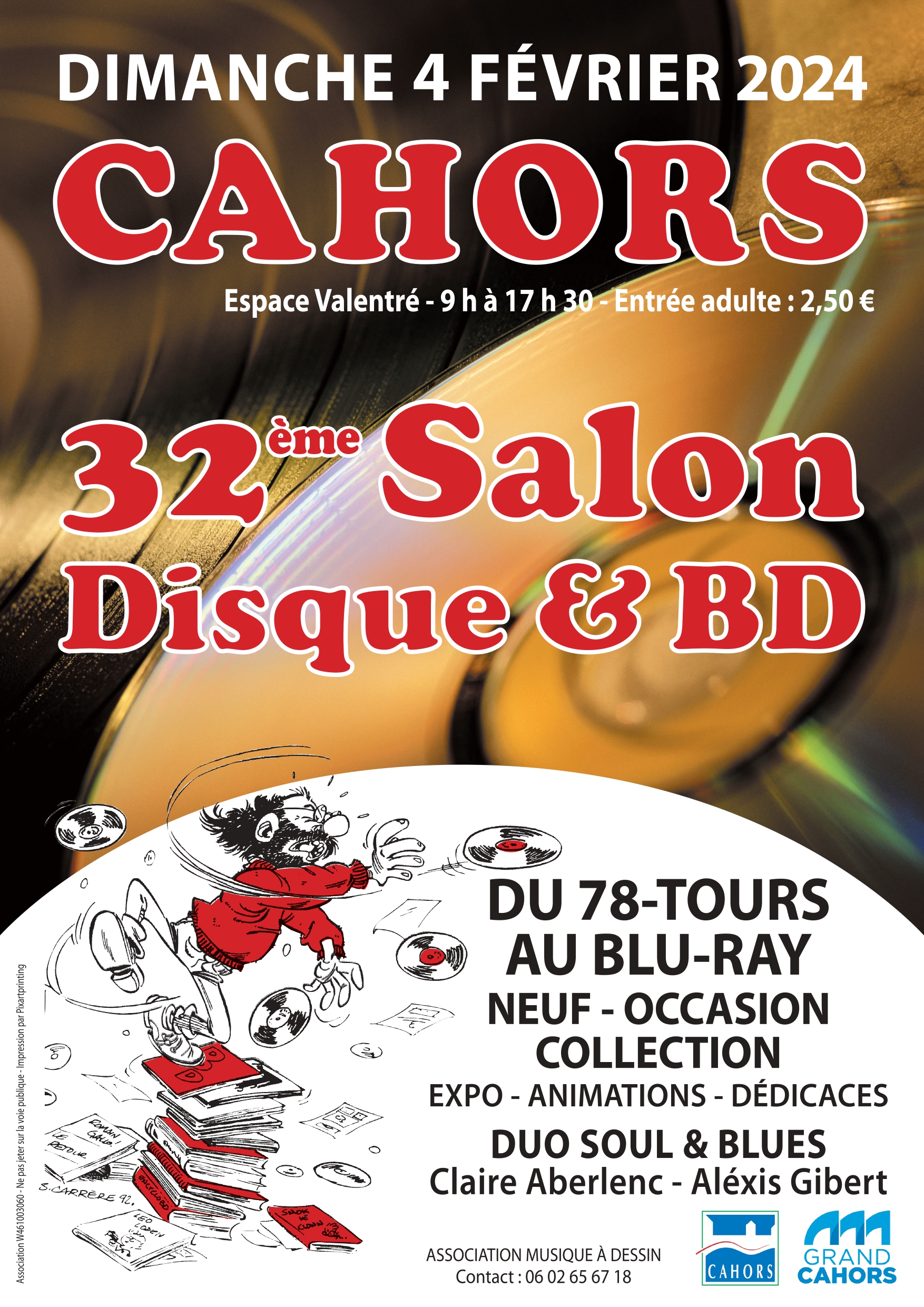 Salon du disque et de la BD à Cahors  France Occitanie Lot Cahors 46000