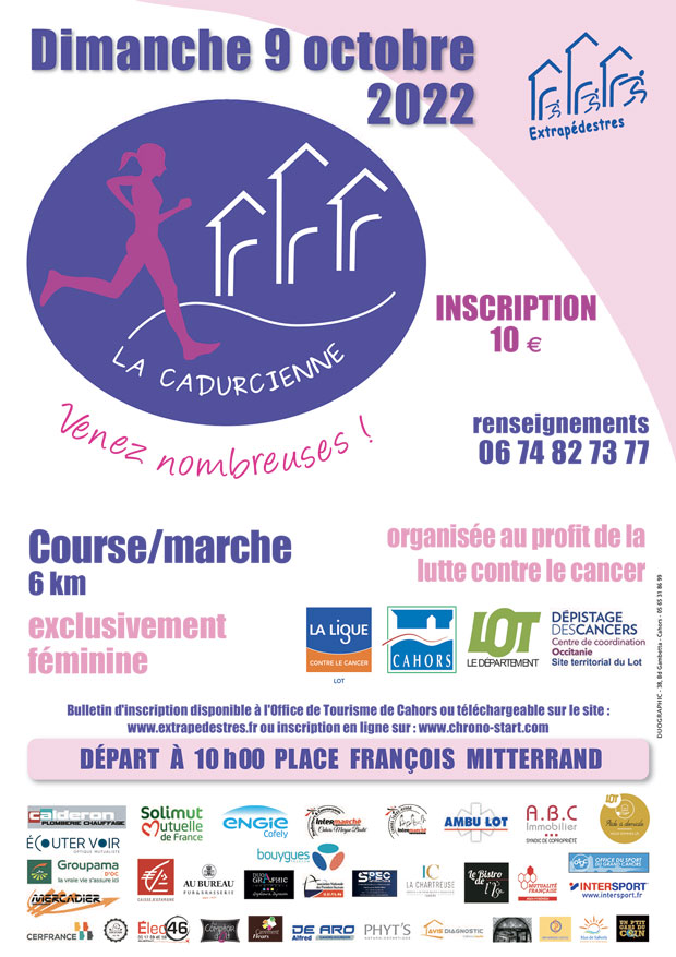 Course Pédestre "La Cadurcienne"  France Occitanie Lot Cahors 46000