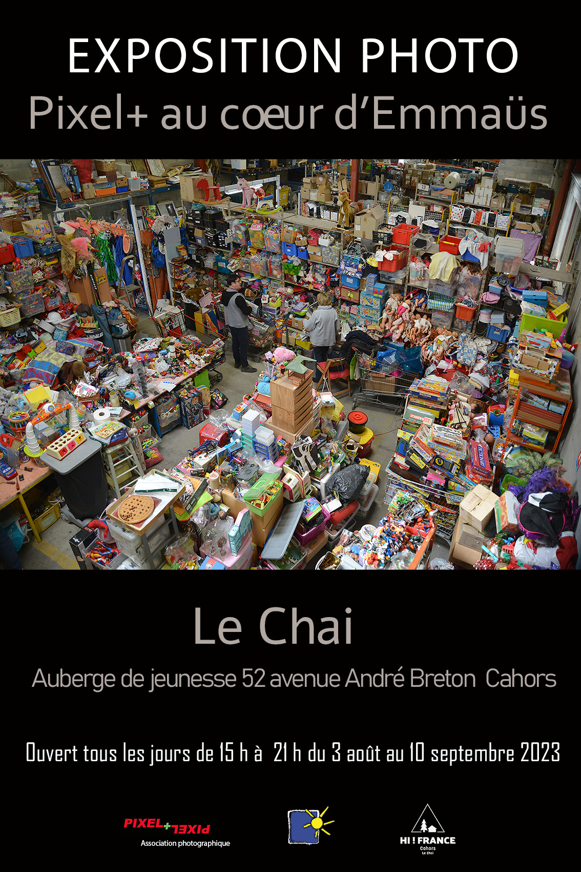 Expo-photo au CHAI, "Pixel + au cœur d'Emmaüs Cahors" null France null null null null