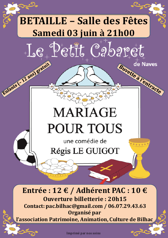 Théâtre "Le Petit Cabaret" à Bétaille  France Occitanie Lot Bétaille 46110