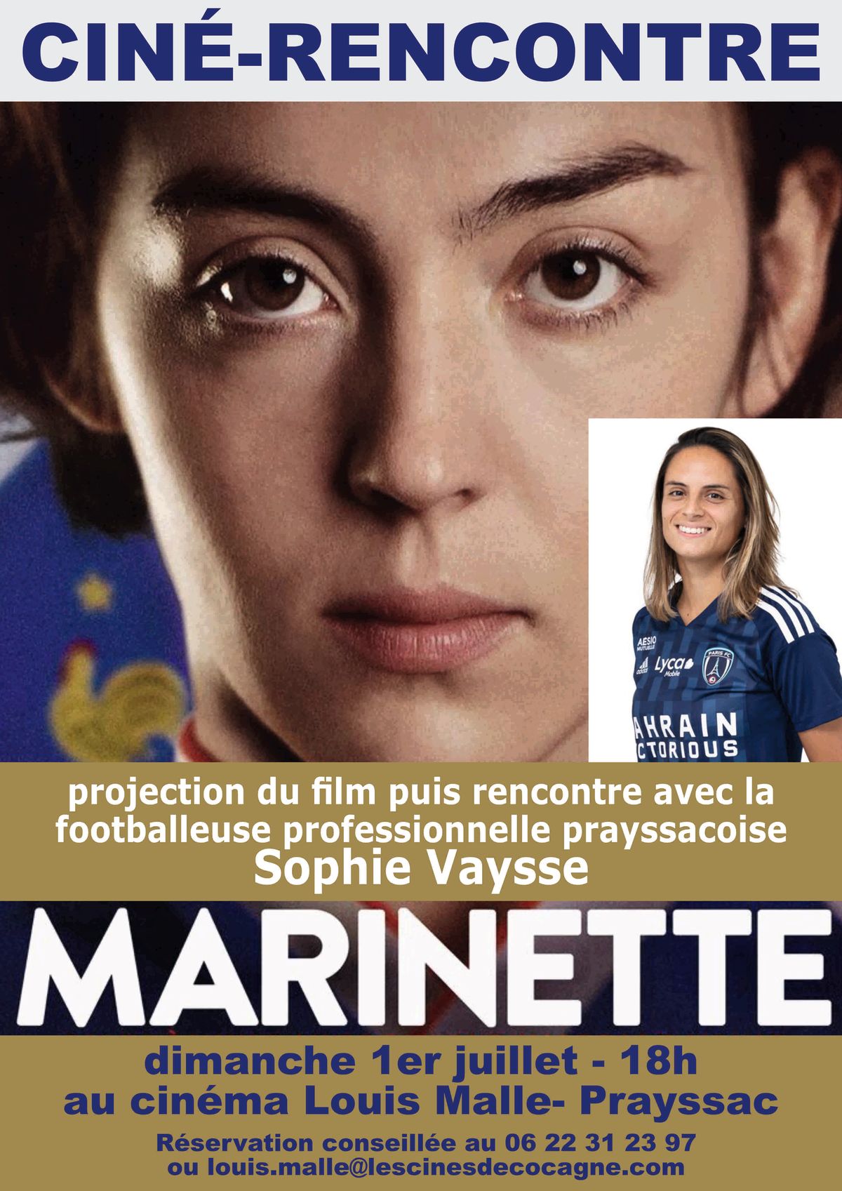 Ciné Rencontre "Marinette" avec la présence de  Sophie Vaysse null France null null null null