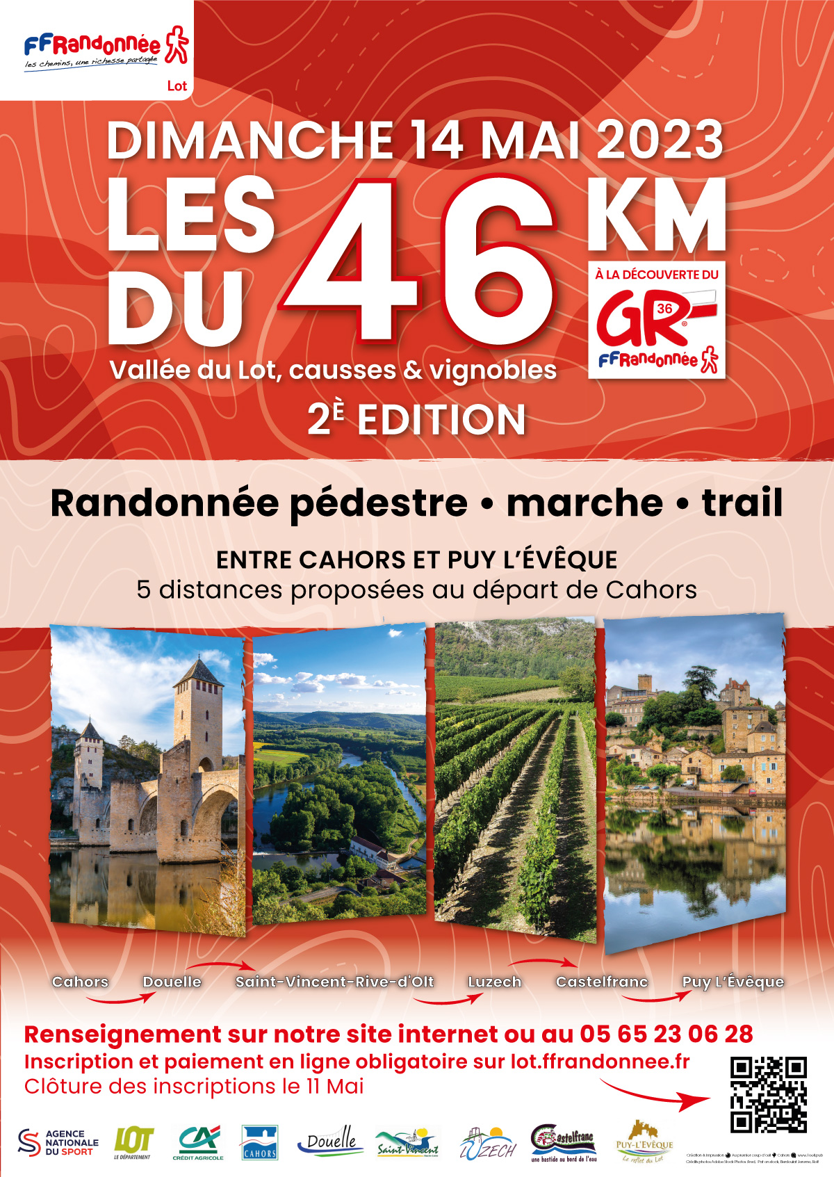 Les 46km du 46  France Occitanie Lot Cahors 46000
