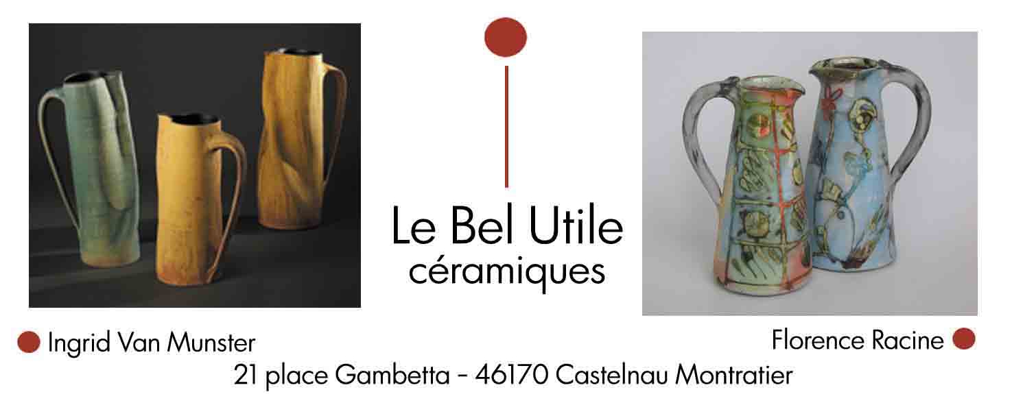 Figeac : Exposition de céramiques à la galerie Le Bel Utile