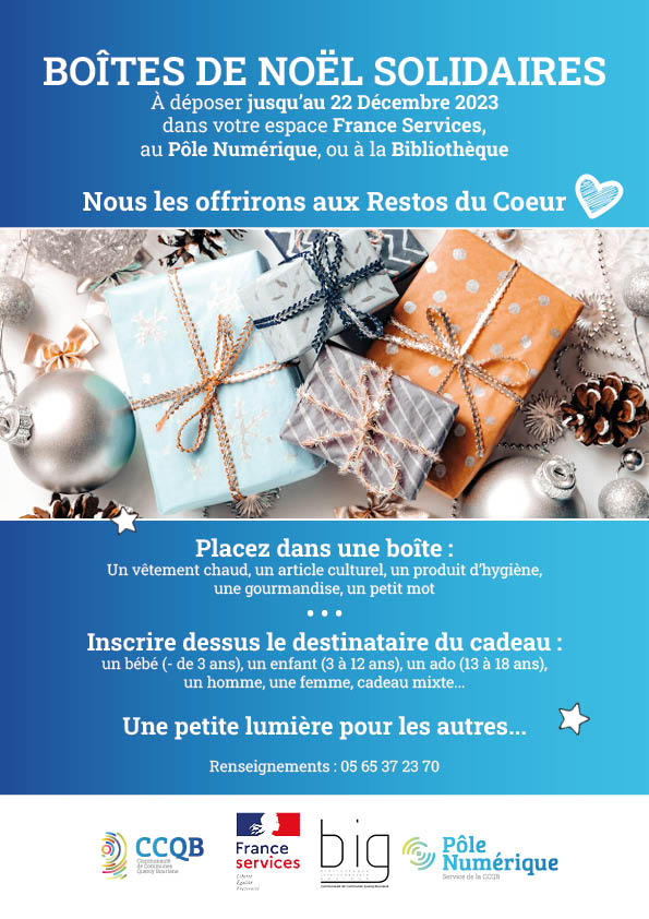 France Services  Gourdon : Les boîtes de Noël solidaires  France Provence-Alpes-Côte d'Azur Alpes-Maritimes Gourdon 06620