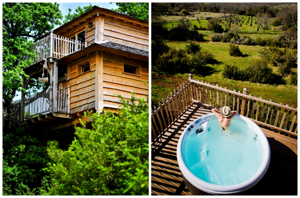 Cabane Spa La Truffière du Château de Cantecor