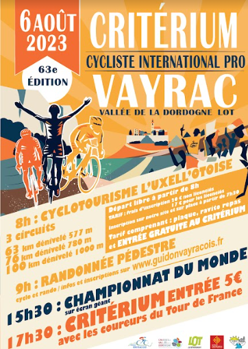 Critérium de Vayrac  France Occitanie Lot Vayrac 46110