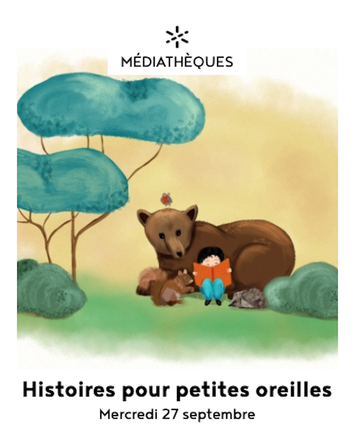 Histoires pour petites oreilles, médiathèque de Bagnac sur Célé  France Occitanie Lot Bagnac-sur-Célé 46270