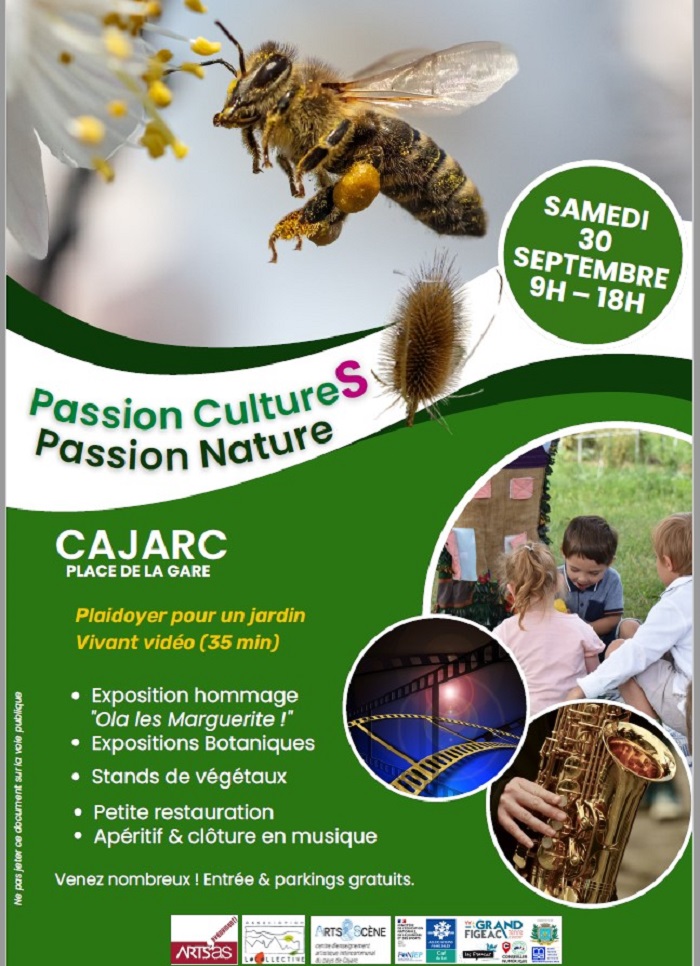 Passions cultures, passion natures  France Occitanie Lot Cajarc 46160