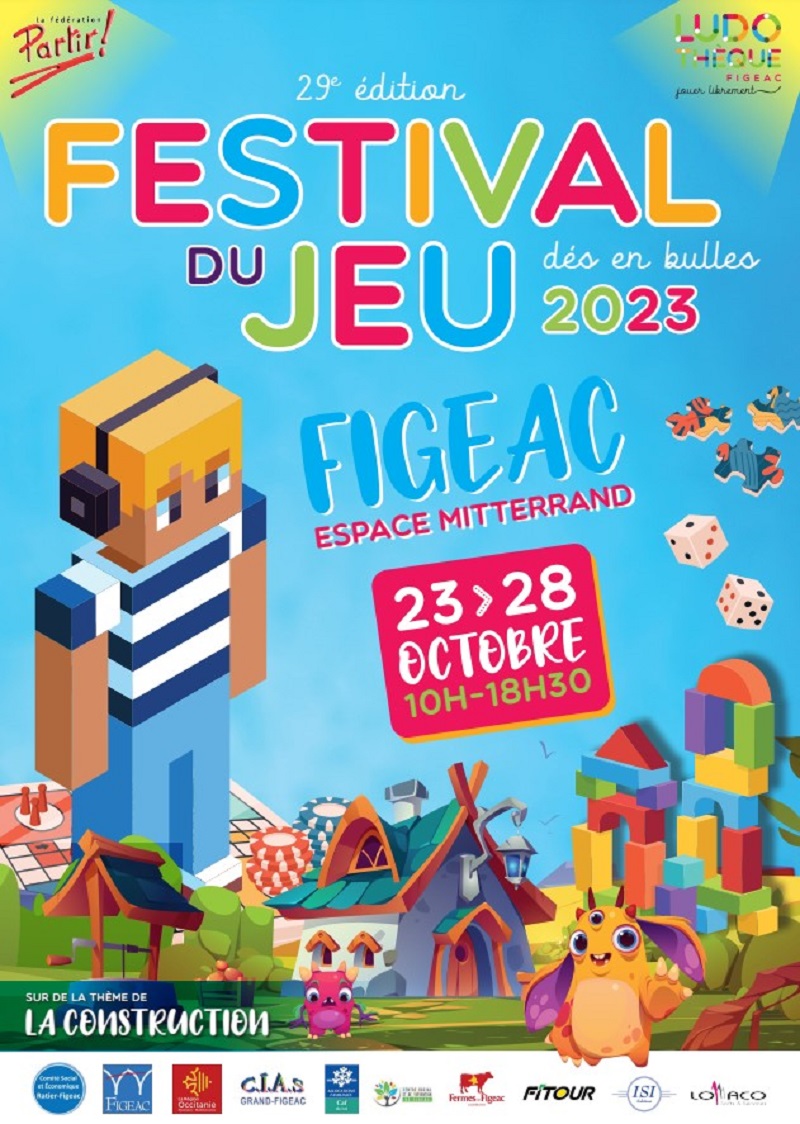Festival du Jeu "Dés en Bulle"  France Occitanie Lot Figeac 46100