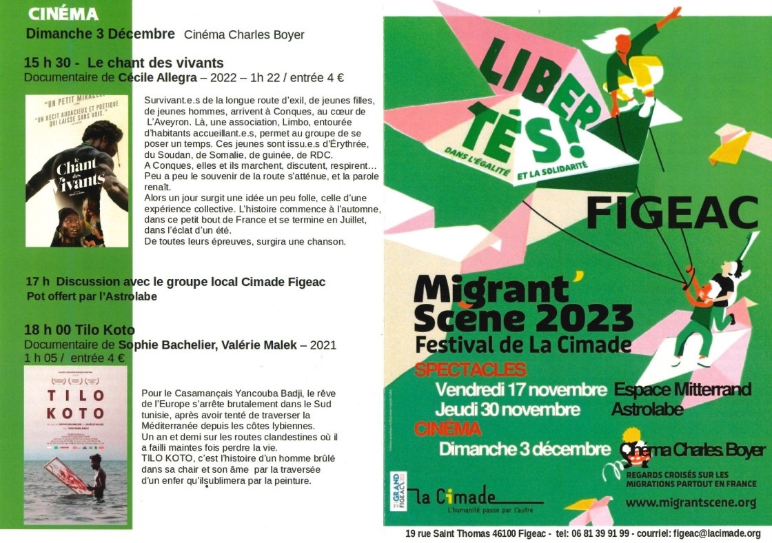 Festival "Migrant' Scène" à Figeac  France Occitanie Lot Figeac 46100