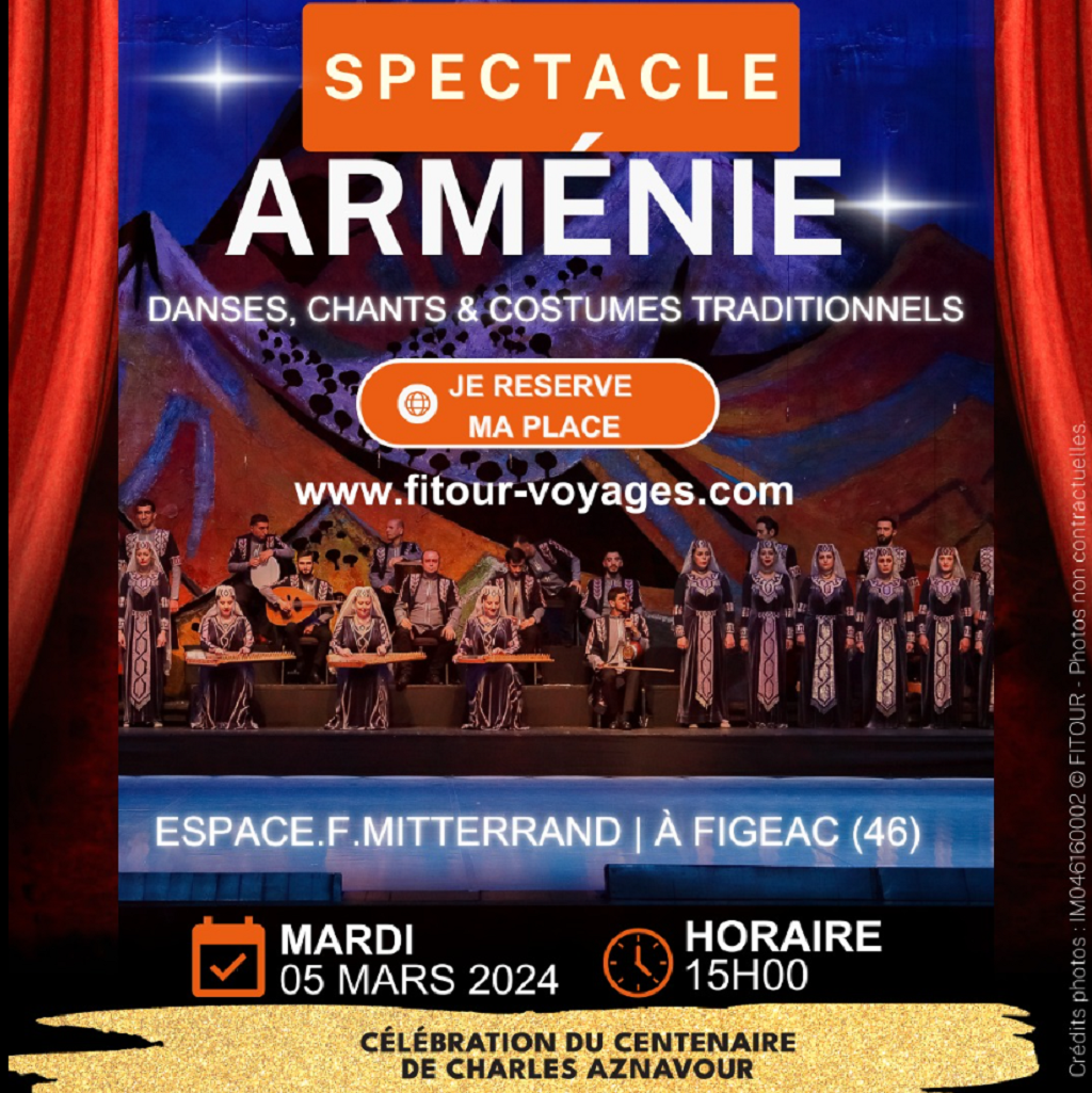 Spectacle: l'Arménie à Figeac  France Occitanie Lot Figeac 46100