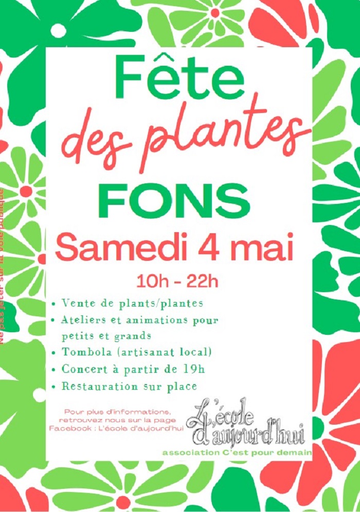 Fêtes des plantes à Fons  France Occitanie Lot Fons 46100