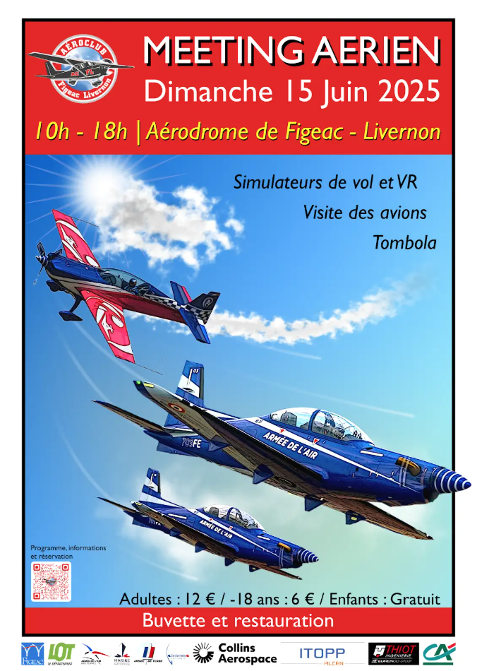 Grand meeting aérien à Aérodrome de Figeac-Livernon