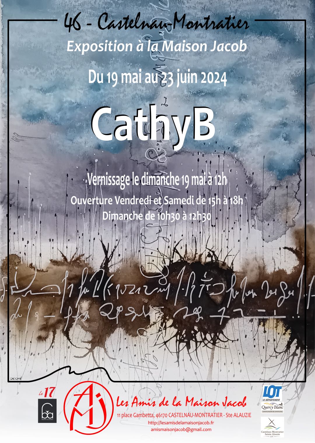 Exposition peinture de CathyB  France Occitanie Lot Castelnau Montratier-Sainte Alauzie 46170