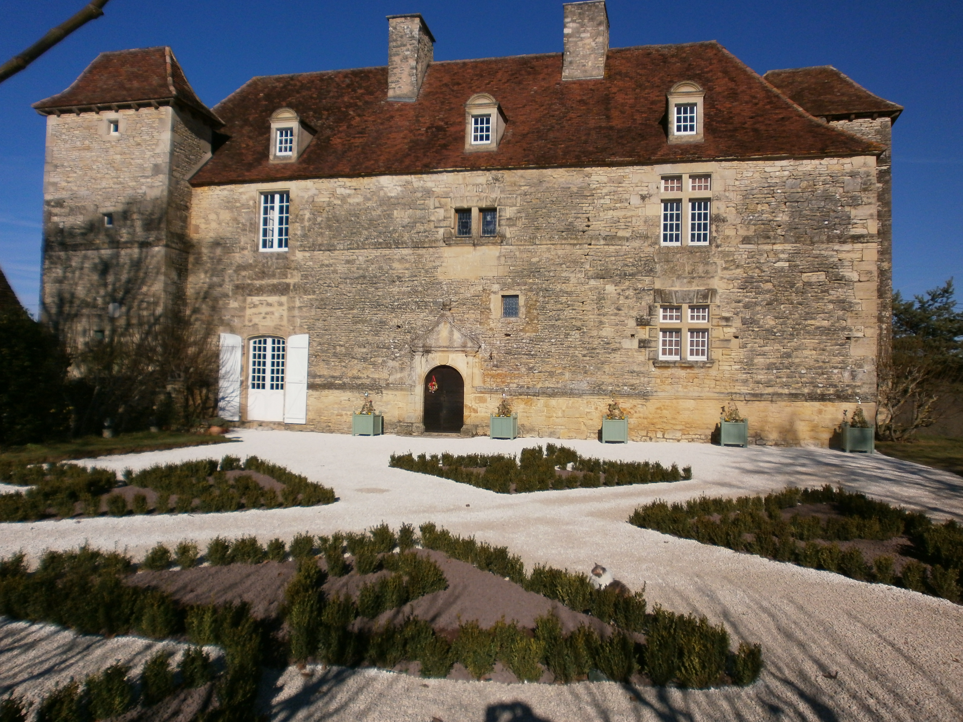 Château de Lantis - jardin renaissance achevé en novembre 2016