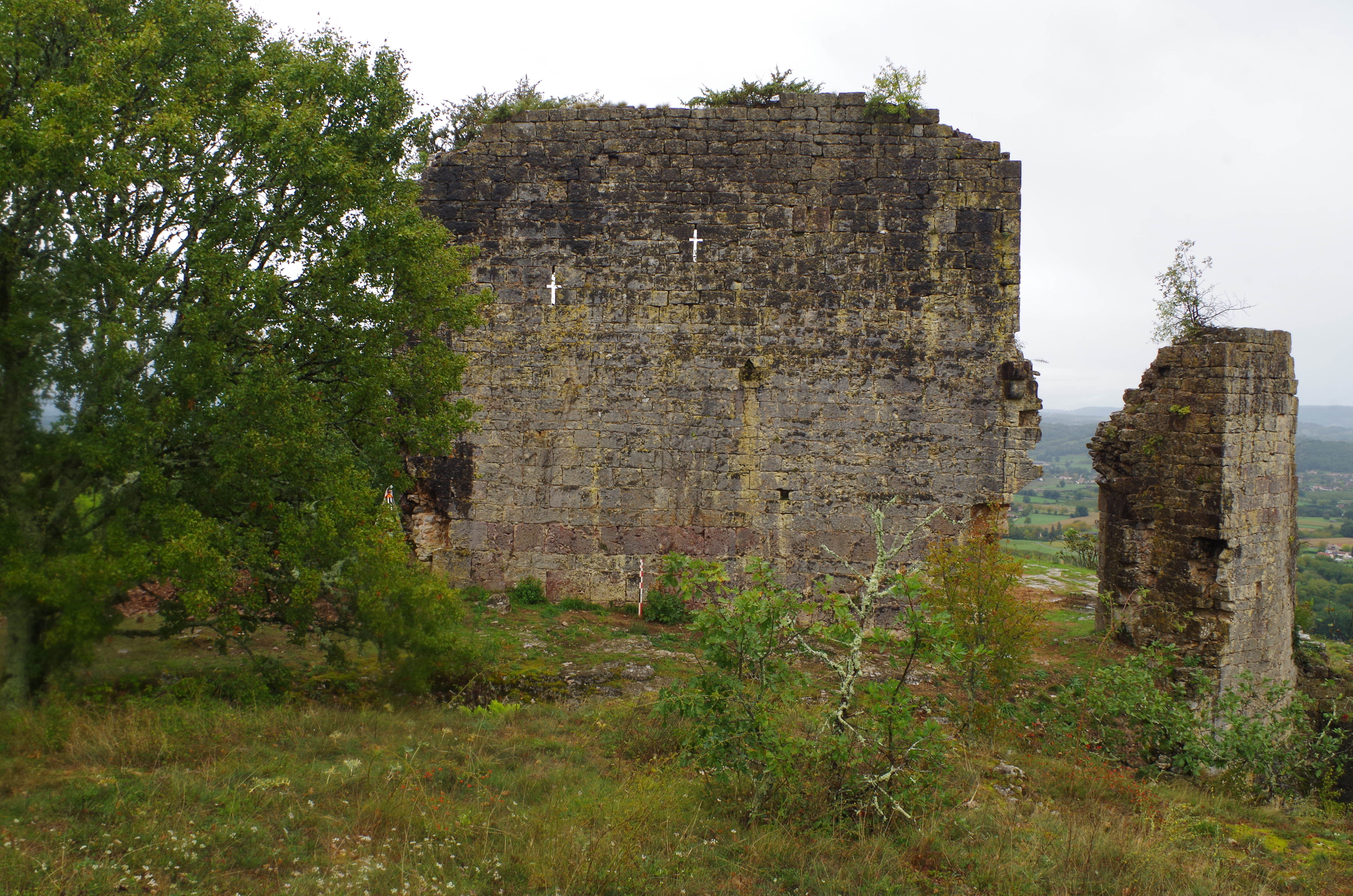 Figeac : Le château de Taillefer, archéologie et paysage