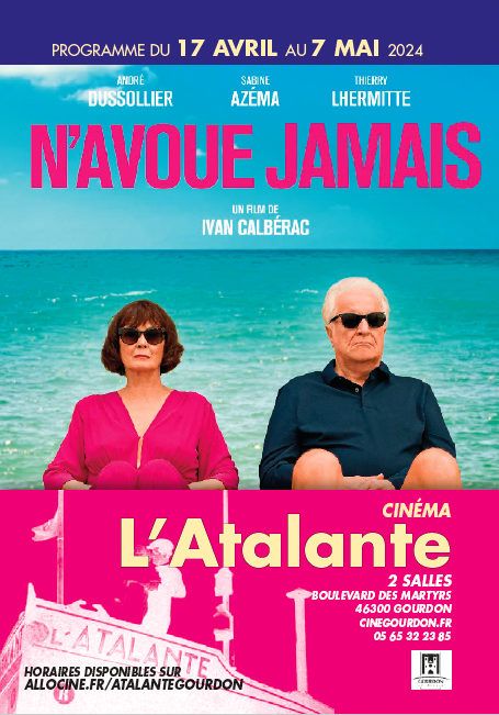 Figeac : L'Atalante fait son Cinéma : du 17 Avril au 7 mai 2024