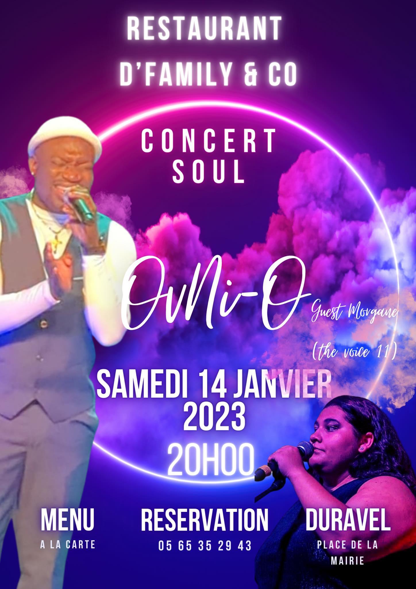 Concert au restaurant D'Family & Co  France Occitanie Lot Duravel 46700