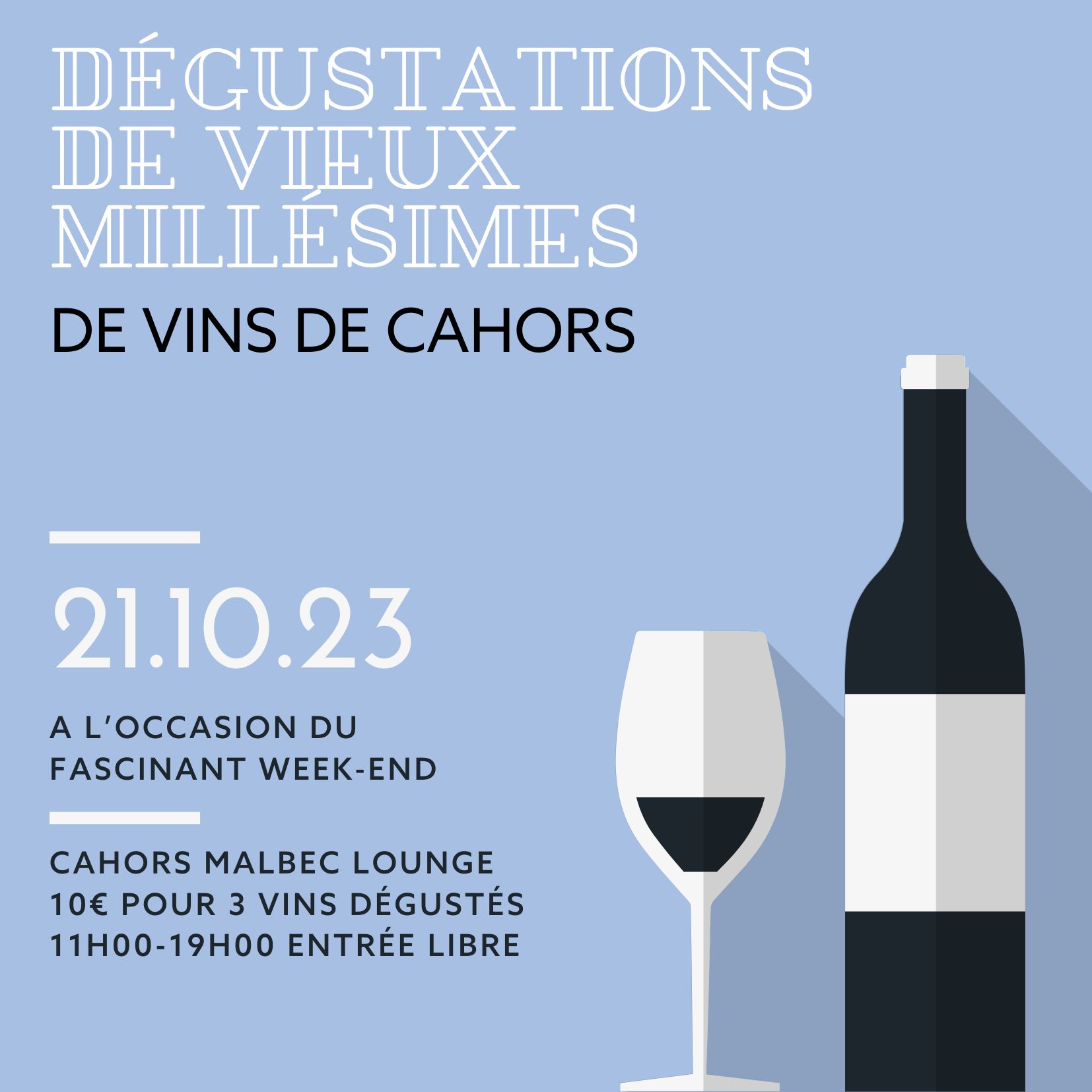 Dégustation de vieux millésimes de vin de Cahors null France null null null null
