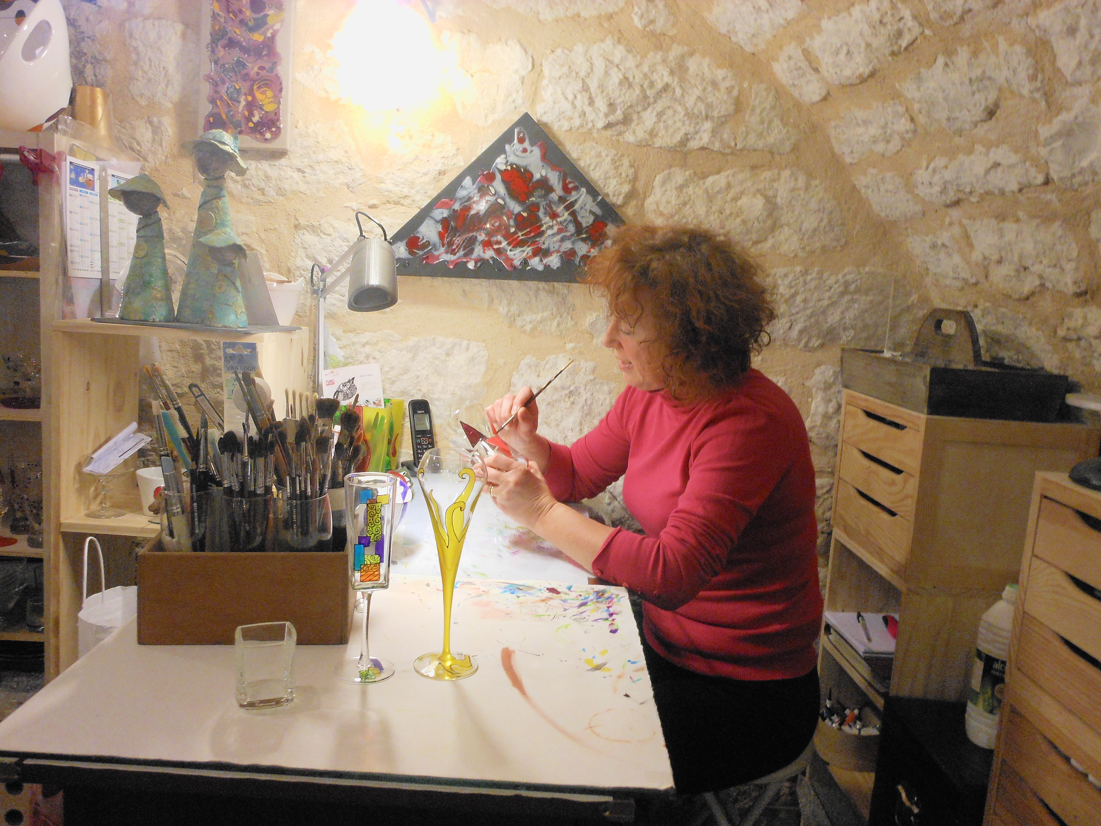Murièle Rames ~ Création de bijoux, art de la table en Fusing  France Occitanie Lot Castelnau Montratier-Sainte Alauzie 46170