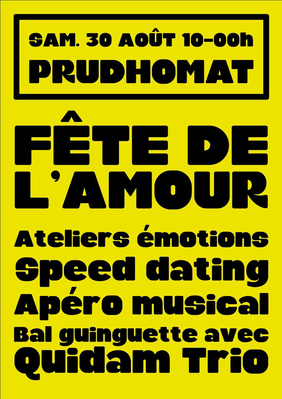 Fête de l'amour, Prudhomat