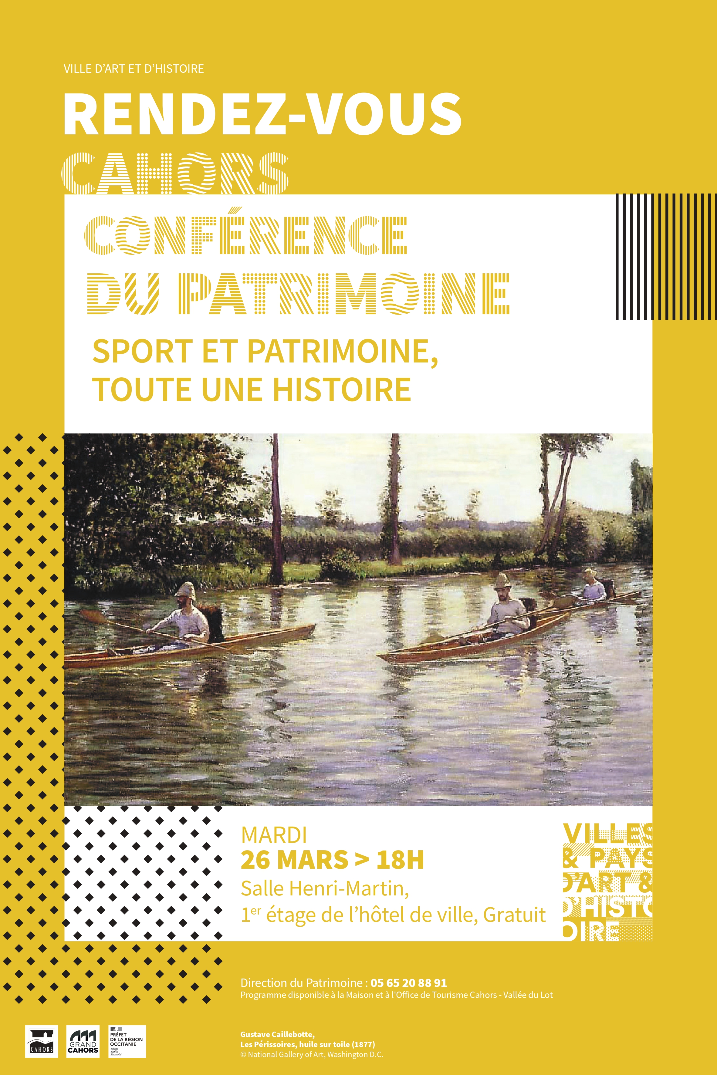 Conférence du Patrimoine "Sport et Patrimoine, toute une Histoire" null France null null null null