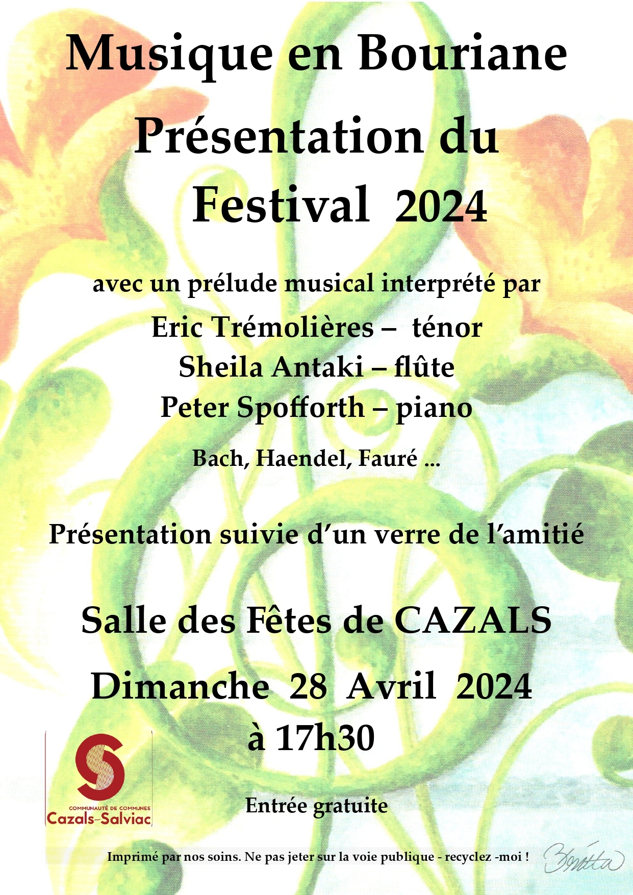 Figeac : L'Association Musique en Bouriane dévoile le Festival 2024 qui aura lieu à Cazals