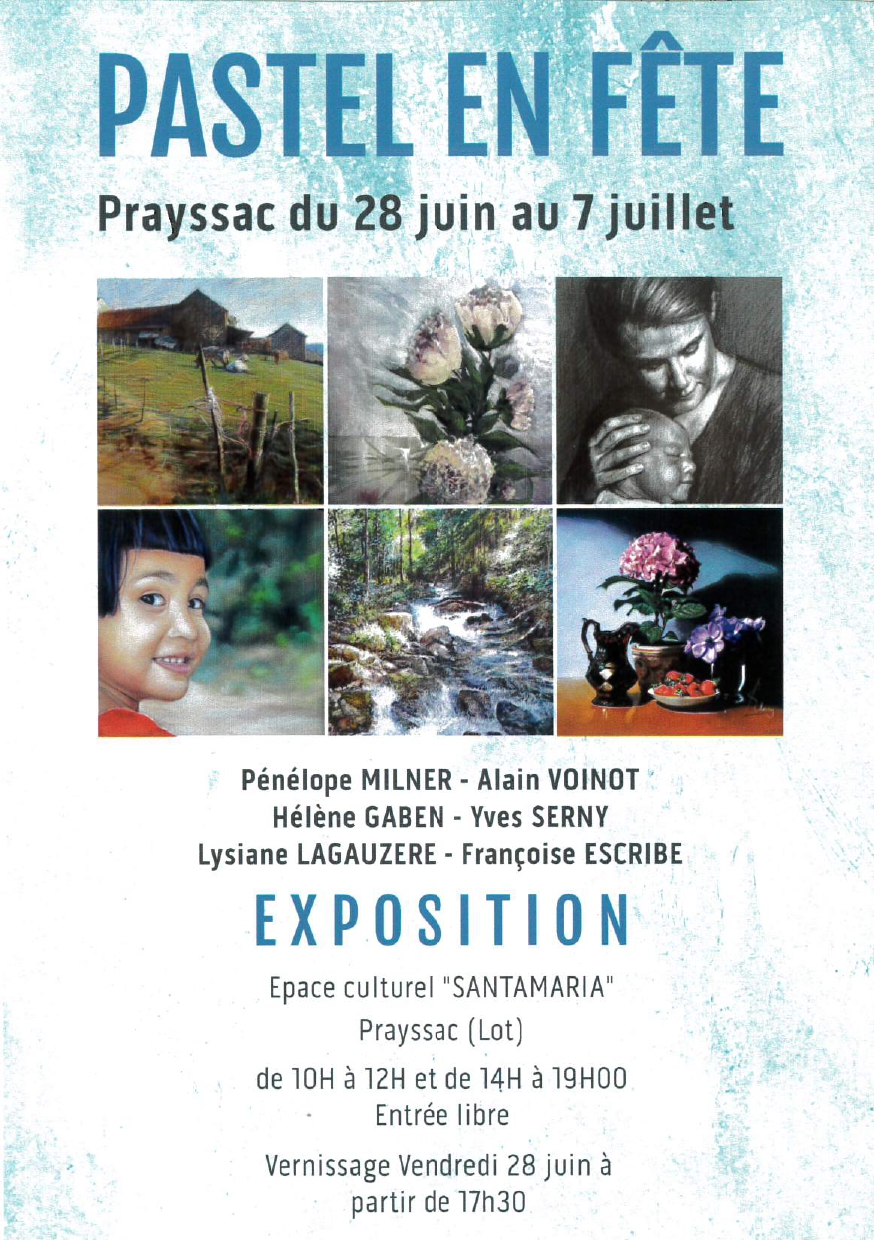Exposition "Pastel en fête" Du 28 juin au 7 juil 2024