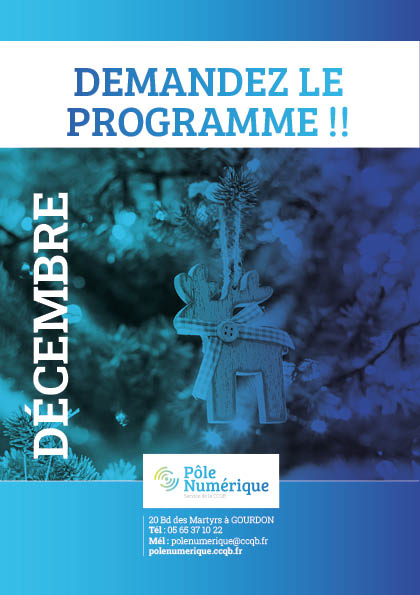 Décembre 2023 au Pôle Numérique  France Provence-Alpes-Côte d'Azur Alpes-Maritimes Gourdon 06620