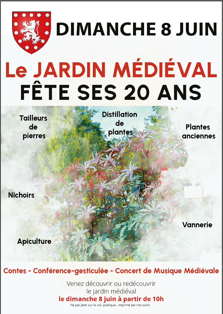 Le jardin médiéval de Cardaillac fête ses 20 ans !