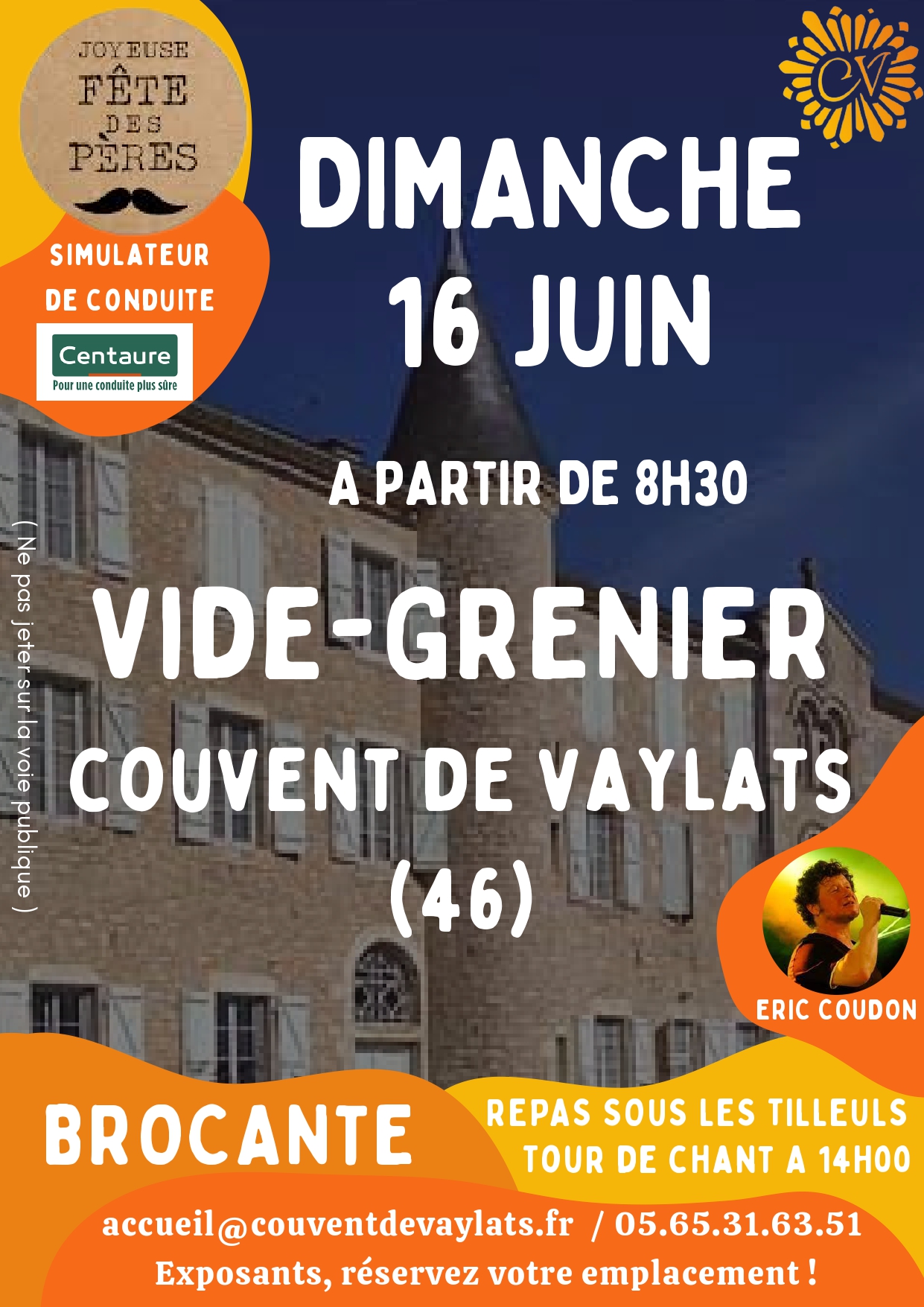 Vide-Greniers au couvent de Vaylats  France Occitanie Lot Vaylats 46230