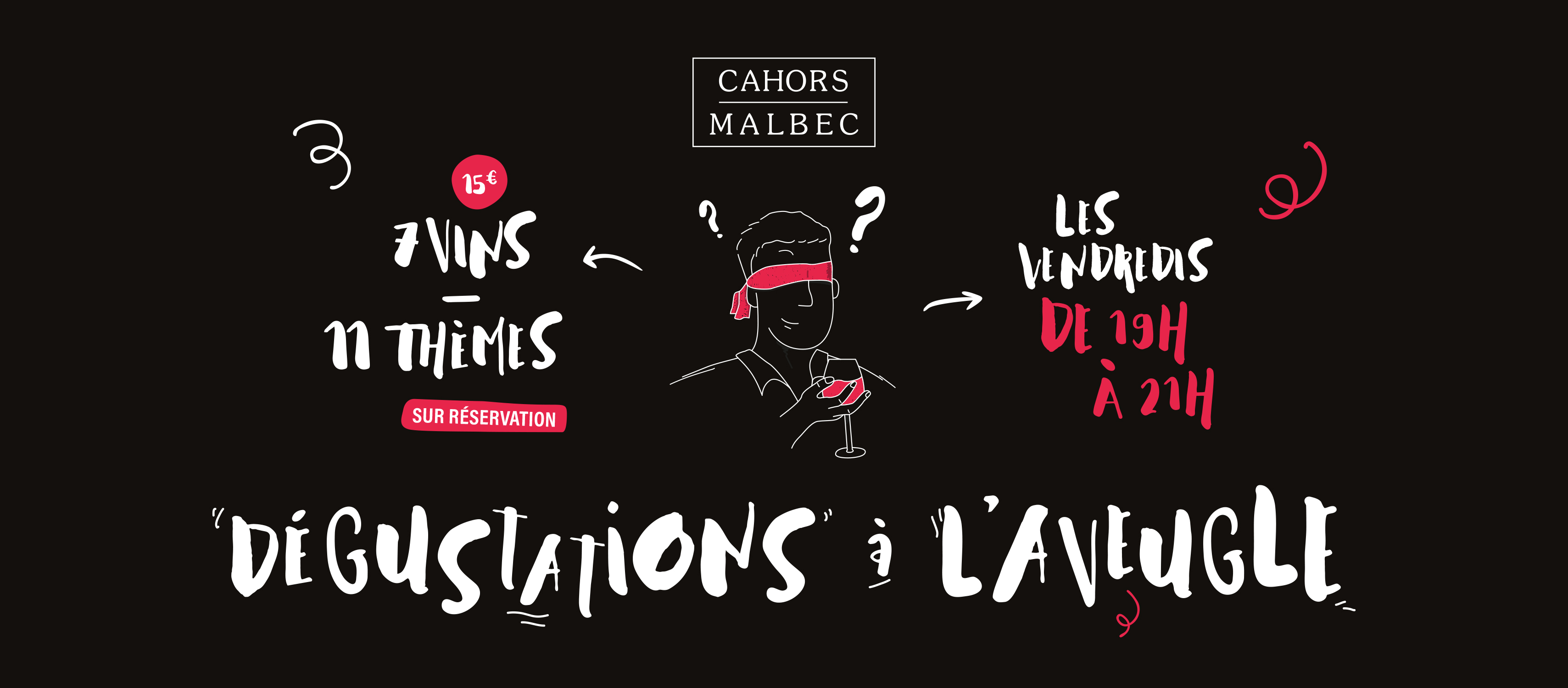 Dégustation à l'aveugle au Cahors Malbec Lounge  France Occitanie Lot Cahors 46000