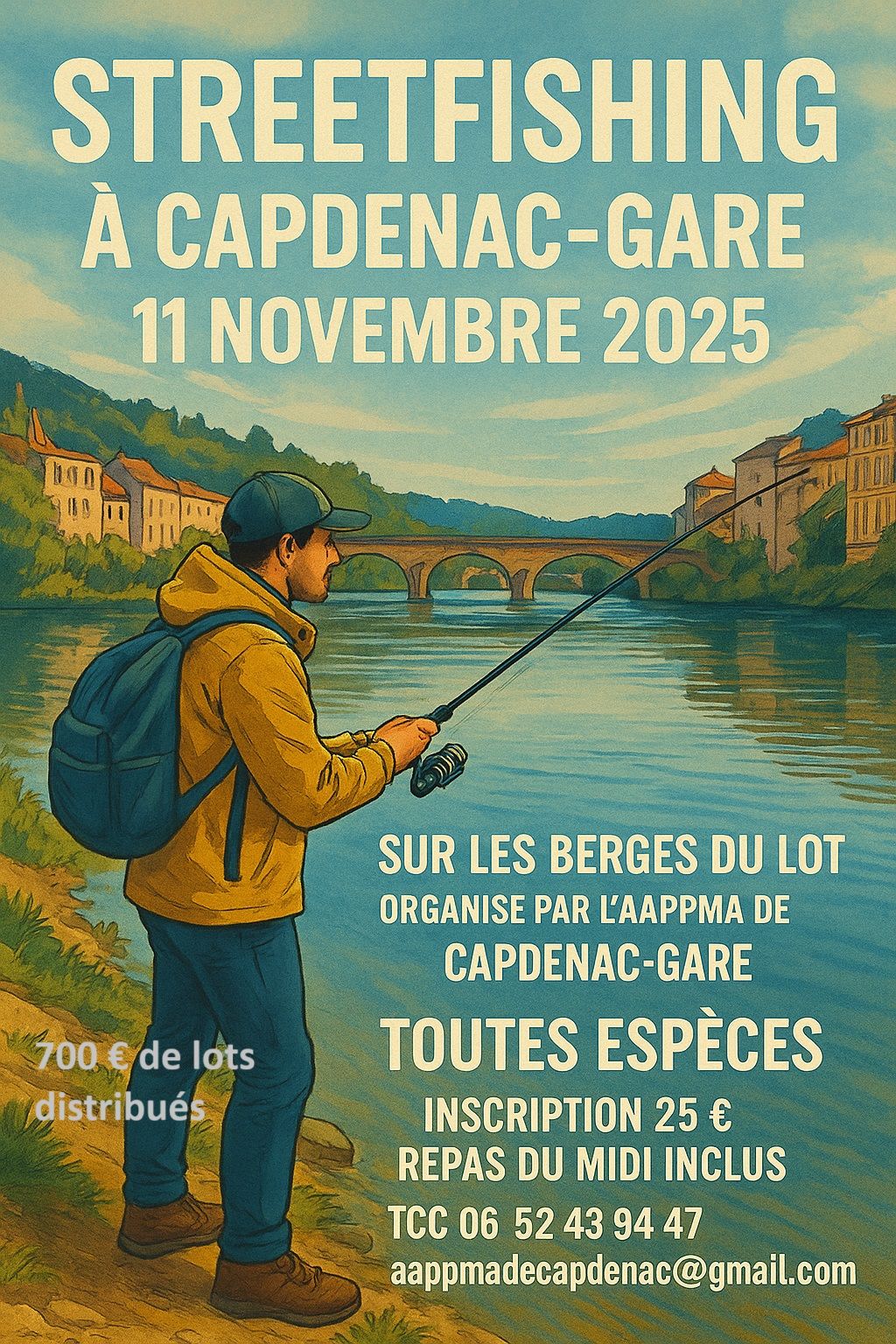 Figeac : Concours de streetfishing à Capdenac-Gare