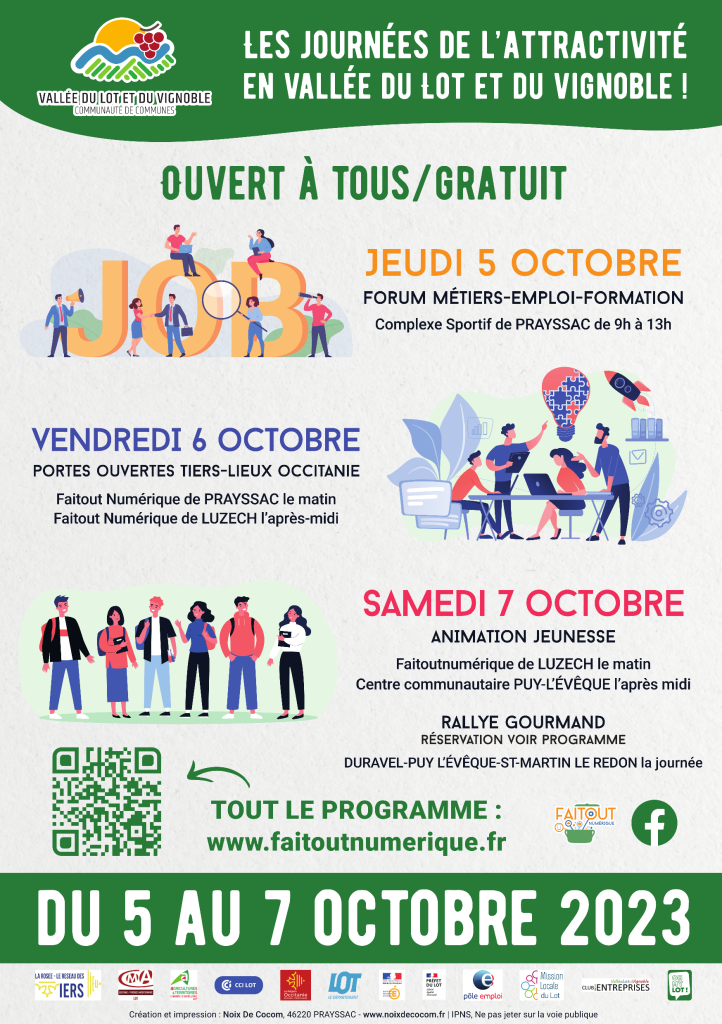 Les journées de l'attractivité en CCVLV: Forum métier-emploi-formation à Prayssac null France null null null null